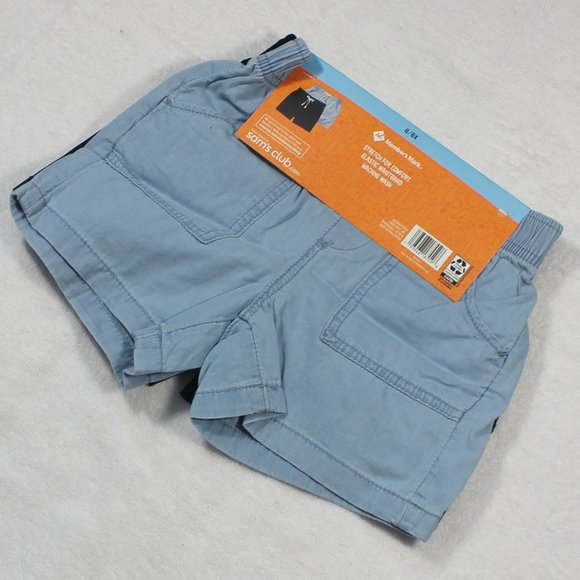 Member's Mark 2-PACK Girl's 6/6x Elastic Waist Woven Shorts - Picture 4 of 7